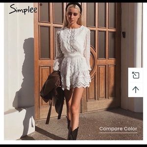 NWT Simplee Apparel Romantic Dress
